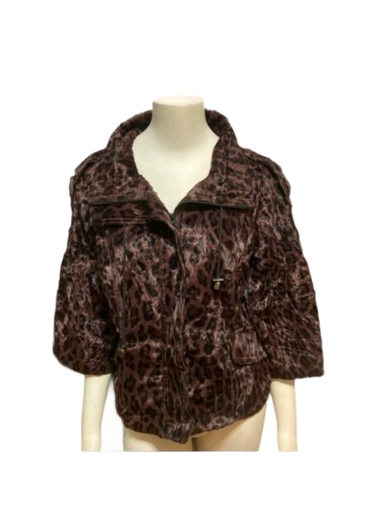 berek Jackets & Blazers - 🖤🤎 berek Brown Leopard Plush Teddy Jacket S - Super Cute